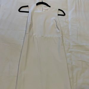 Commando white faux leather dress